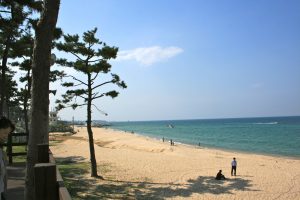 Travel destinations in Korea- beach-ocean