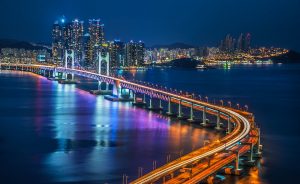 Travel destinations in Korea-busan-beach-bridge